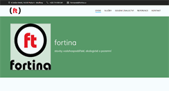 Desktop Screenshot of fortina.cz