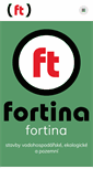 Mobile Screenshot of fortina.cz